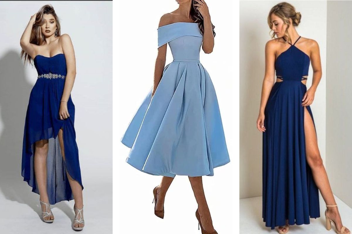 Ce pantofi merg cu o rochie albastra?
