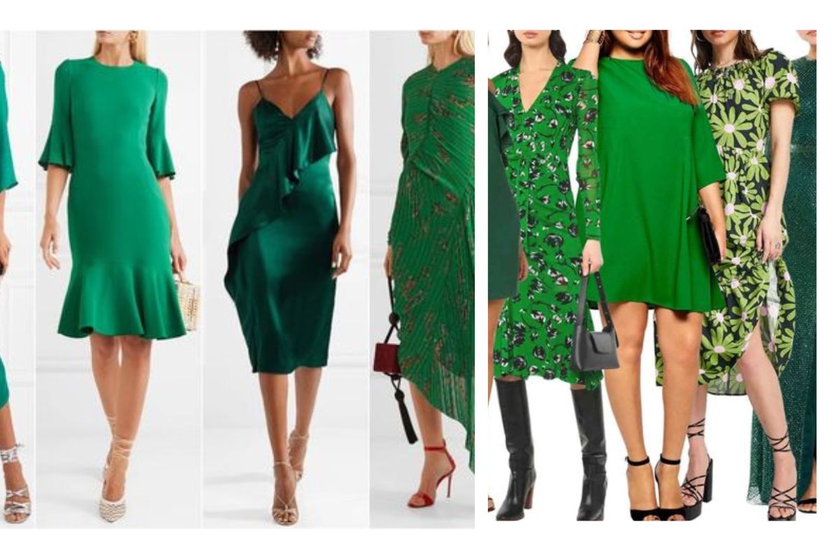 Ce pantofi merg cu o rochie verde?