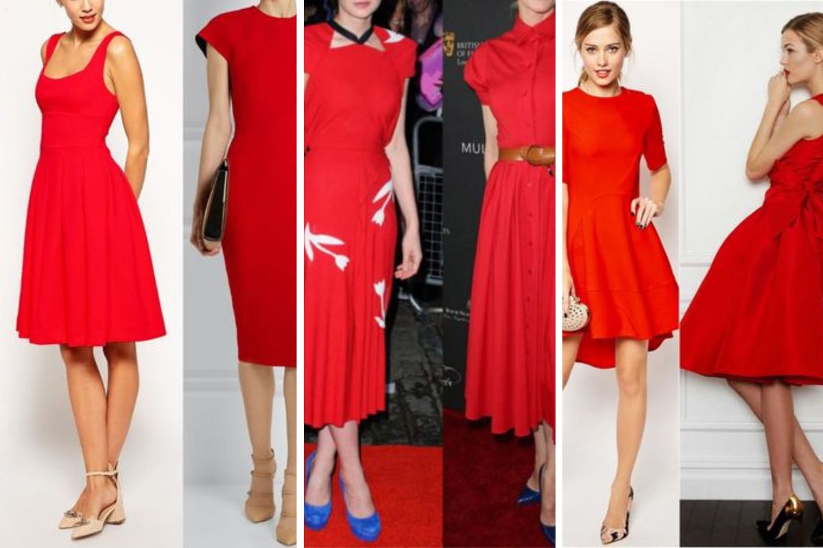 Ce pantofi se potrivesc cu o rochie rosie?